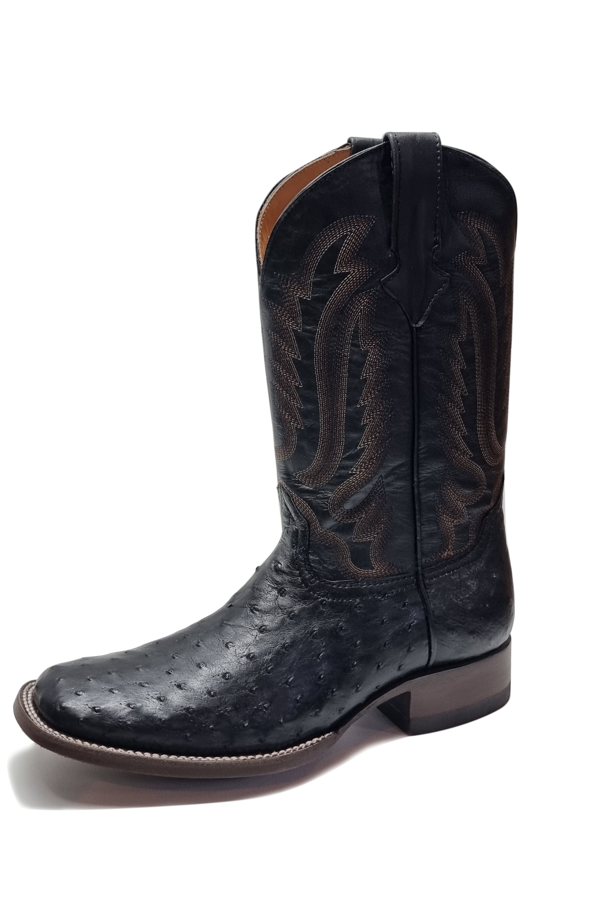 3/4 DE AVESTRUZ NEGRO RODEO BULL